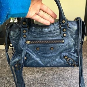 Balenciaga Classic City Mini Leather Satchel